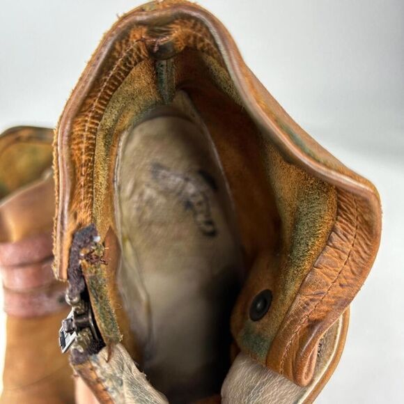 FREEBIRD by Steven Blaze Zip Harness Boot US 9 Buckle Belted Western Ankle Boot - Picture 9 of 10